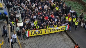 sciopero taxi per uber